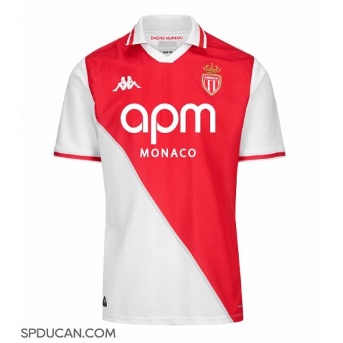 Muški Nogometni Dres AS Monaco Domaci 2024-25 Kratak Rukav